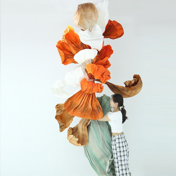 Enstalasyon atizay papye zoranj