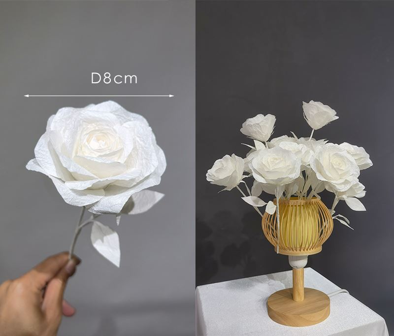 Mini flè papye pou atizana