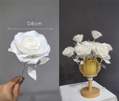 Mini flè papye pou atizana